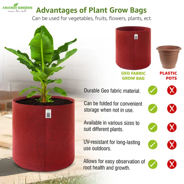 Maroon_Geo_Fabric_Plant_Grow_Bag_24X24_In