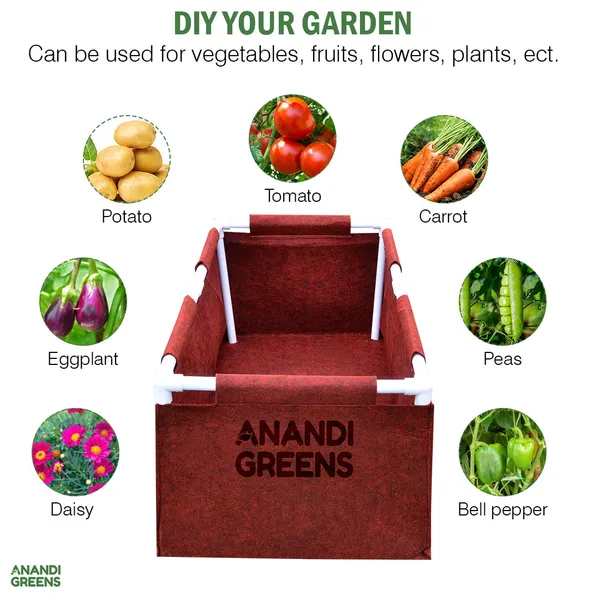 Maroon_Geo_Fabric_Rectangular_Grow_Bag_3X1.5X1Ft_400_Gsm