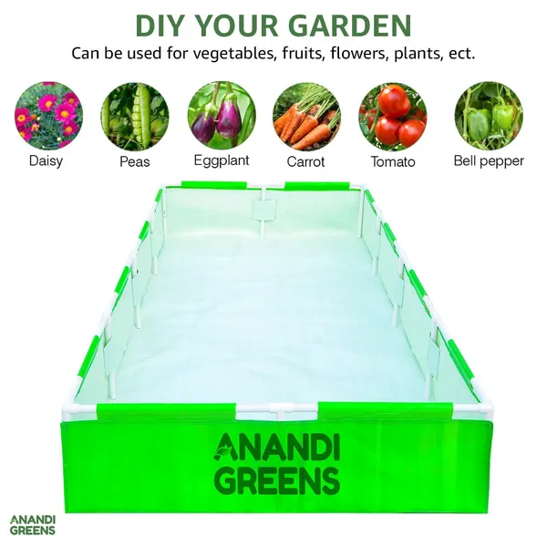Green_Hdpe_Rectangular_Grow_Bag_8X4X1_Ft_360_Gsm