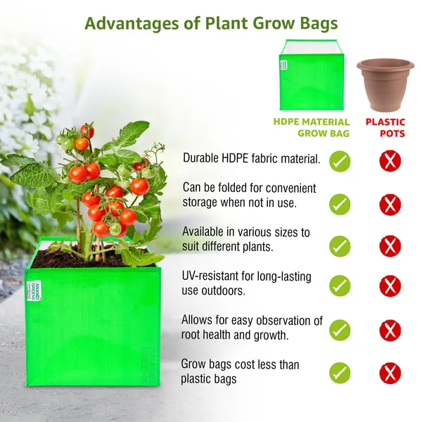 Pack_Of_4_Green_Hdpe_Square_Grow_Bag_12X12X12_In_260_Gsm