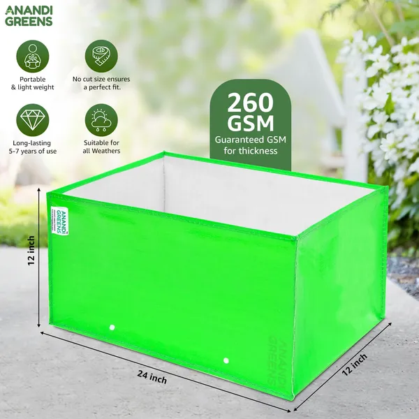 Green_Hdpe_Rectangular_Grow_Bag_24X12X12_In_260_Gsm