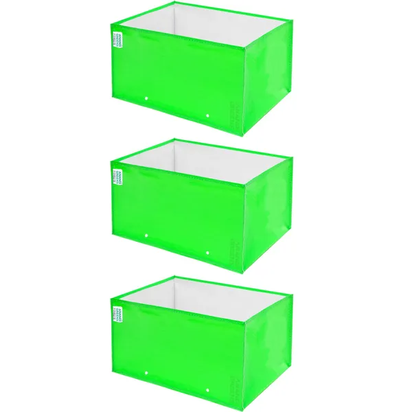 Pack_Of_3_Green_Hdpe_Rectangular_Grow_Bag_24X12X9_In_260_Gsm