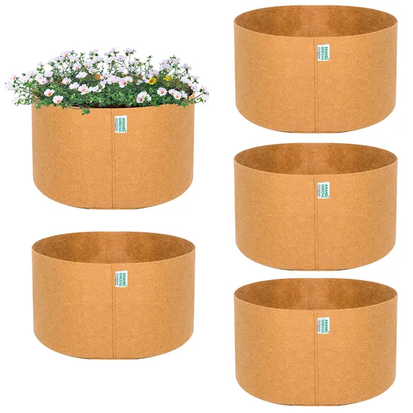Pack_Of_5_Cemal_Geo_Fabric_Plant_Grow_Bag_18X9_In_400_Gsm