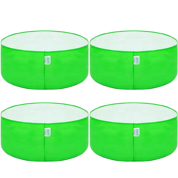 Pack_Of_4_Green_Hdpe_Circular_Grow_Bag_260_Gsm