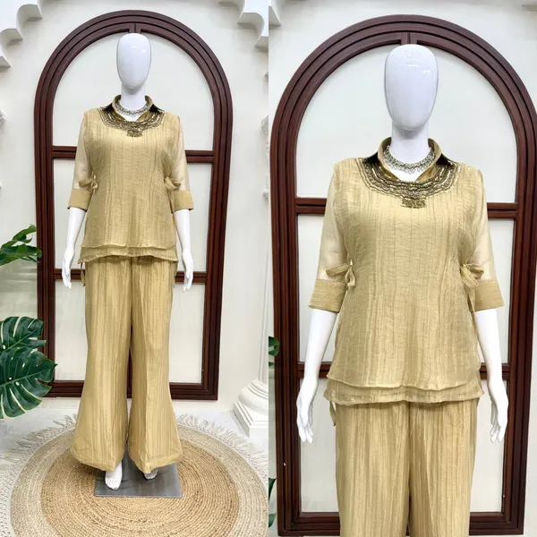 3_Piece_Cord_Set_Salsa_Crushed_Hand_Work_Shrug_Set_Cream