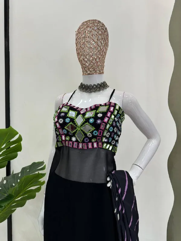 Black_Mirror_Work_Strapless_Kurti_With_Leggings_For_Women