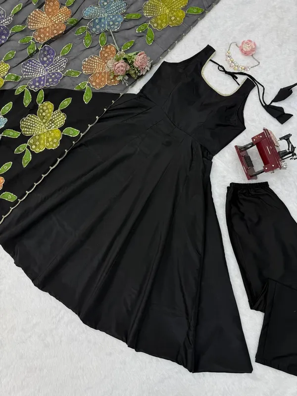 Black_Designer_Anarkali_Dress_Women