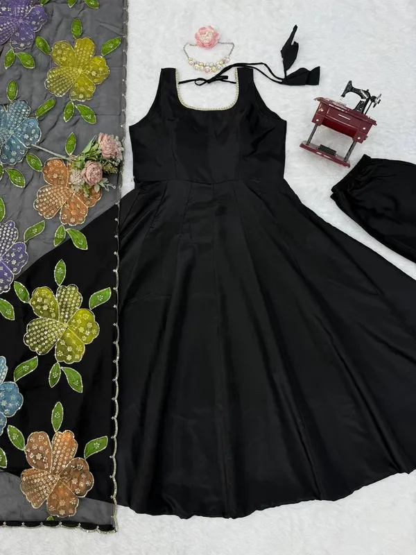 Black_Designer_Anarkali_Dress_Women