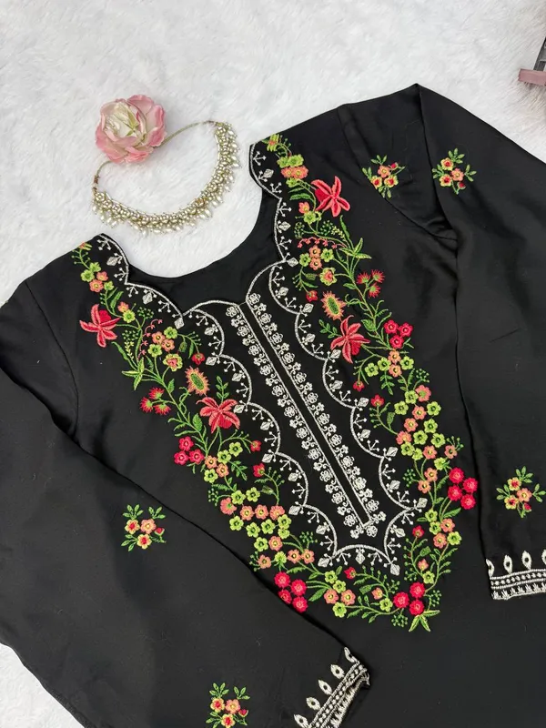 Black_Embroidered_Rayon_Ethnic_Suit