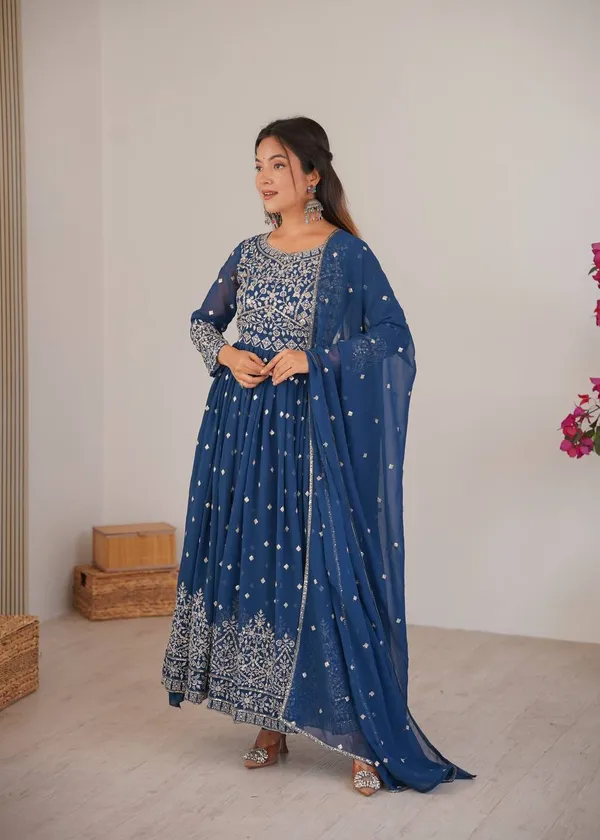 Blue_Georgette_Anarkali_Premium_Festive_Wear