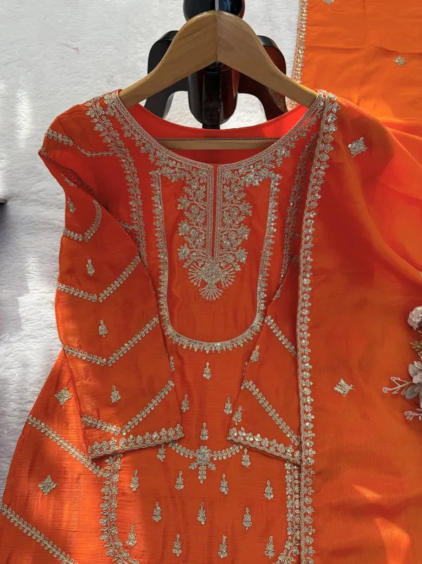 Orange_&_Pink_Festive_Sharara_Suit_Set_for_Women