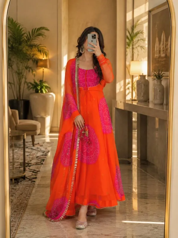 Digital_Print_Anarkali_Set_Red