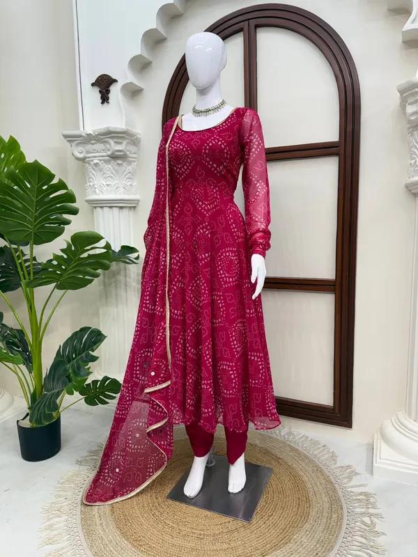 Digital_printed_Fabric_Maroon_Anarkali_Set