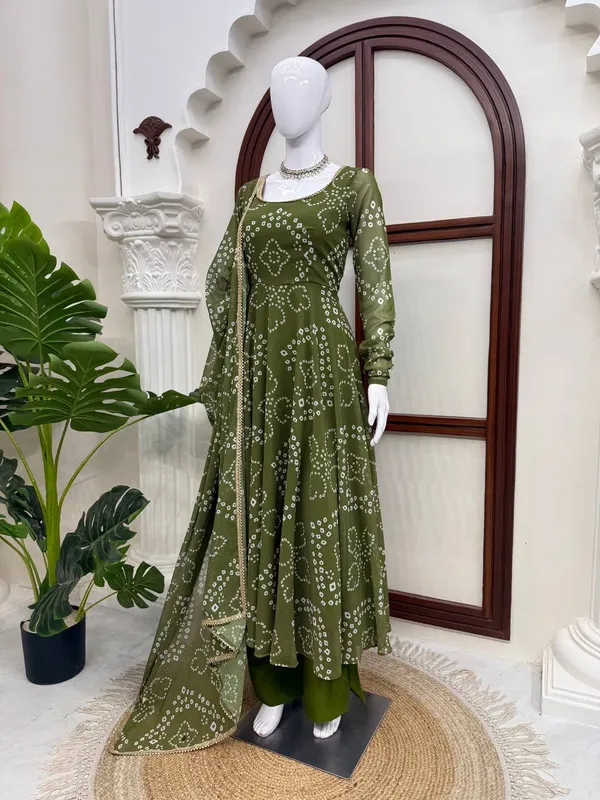 Digital_printed_Fabric__Green_Anarkali_Suit