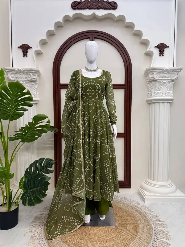 Digital_printed_Fabric__Green_Anarkali_Suit