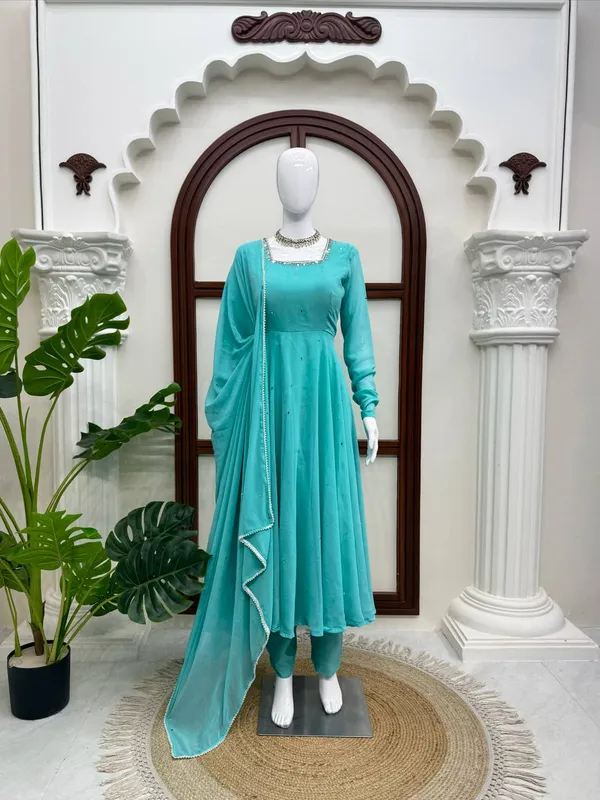 Faux_Georgette_Mirror_Anarkali_Suit_Set_Premium