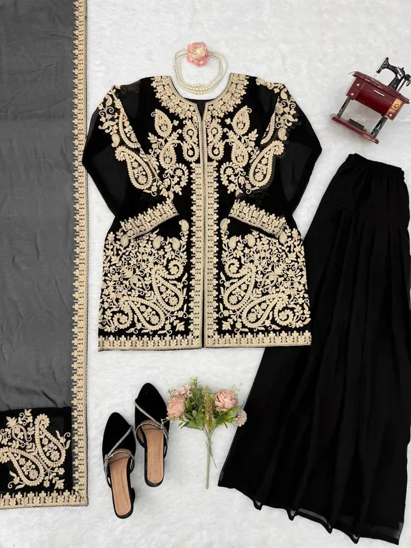 Faux_Georgette_Palazzo_Set