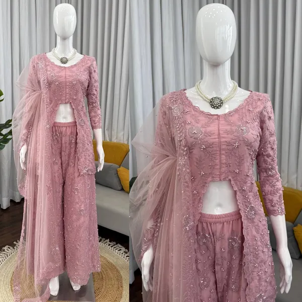Faux_Georgette_Rivet_Palazzo_Set
