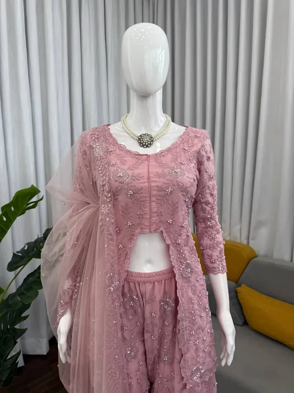 Faux_Georgette_Rivet_Palazzo_Set