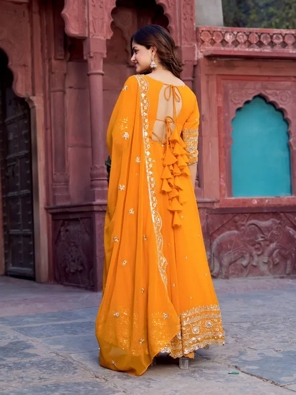 Faux_Georgette_Yellow_Women_Set