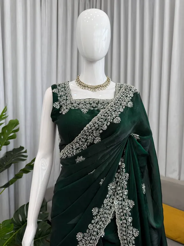 Fendy_Silk_Green_Saree