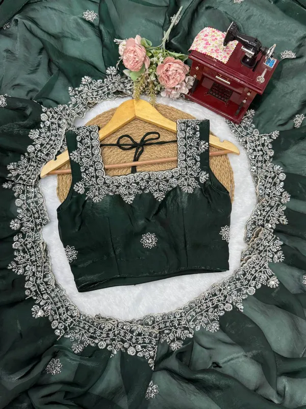 Fendy_Silk_Green_Saree