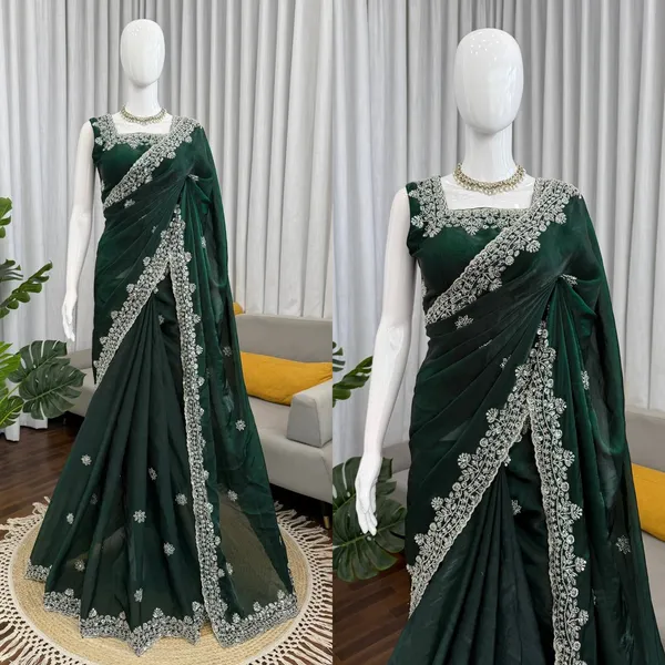 Fendy_Silk_Green_Saree