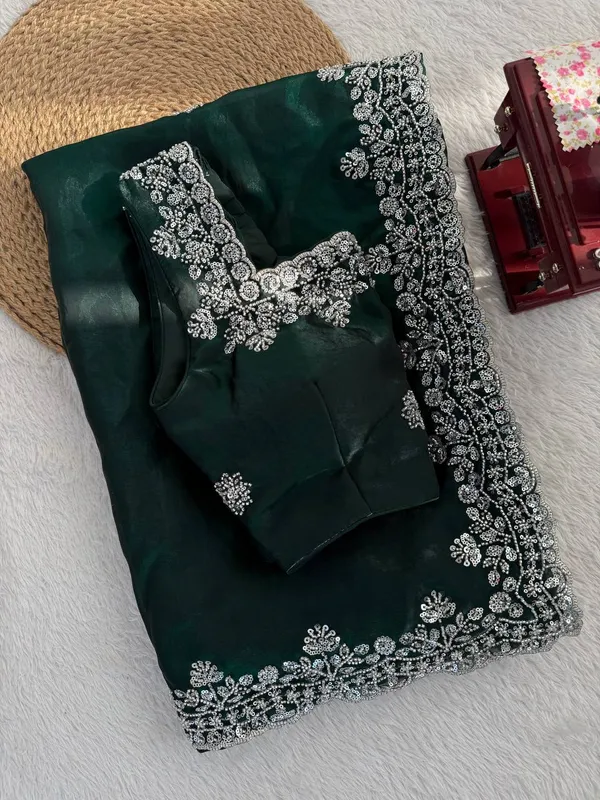 Fendy_Silk_Green_Saree