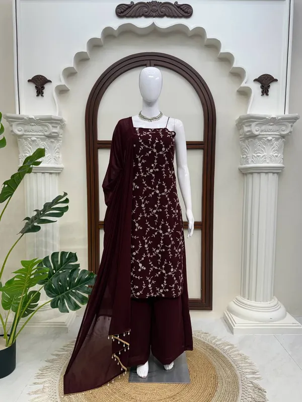 Flux_Georgette_Brown_Set