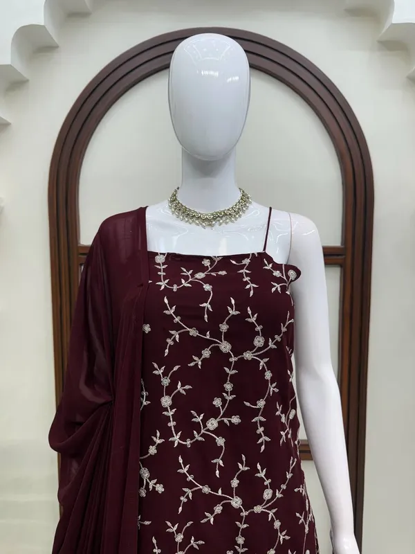 Flux_Georgette_Brown_Set