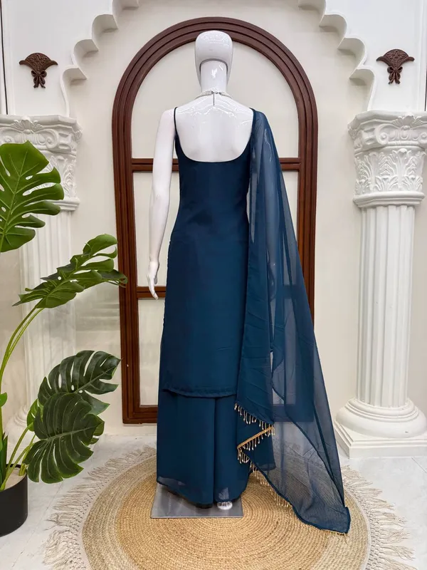 Flux_Georgette_Brown_Set_Navy_Blue