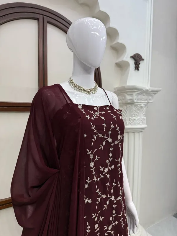 Flux_Georgette_Brown_Set