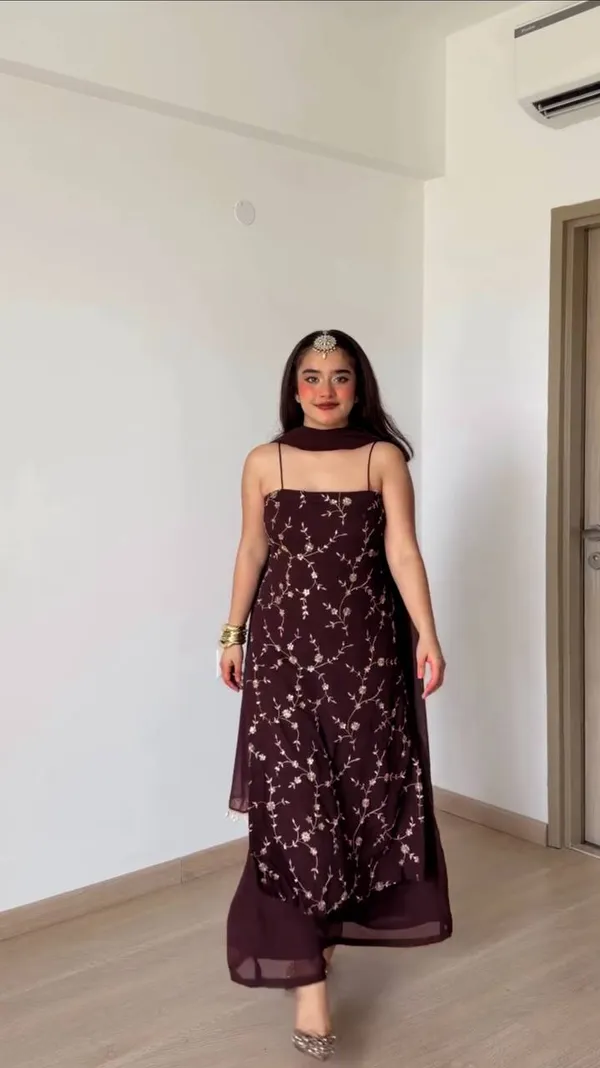Flux_Georgette_Brown_Set