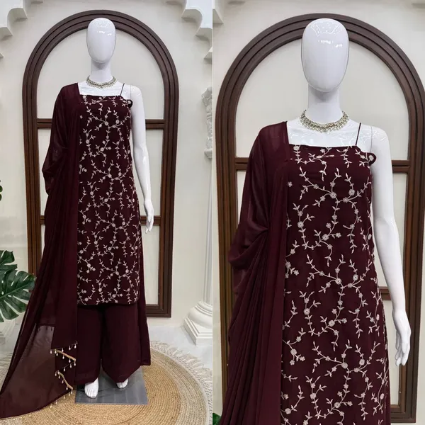 Flux_Georgette_Brown_Set