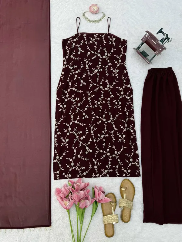 Flux_Georgette_Brown_Set