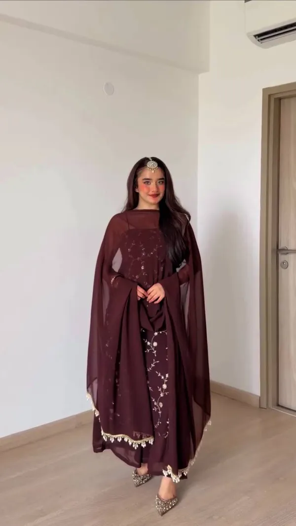 Flux_Georgette_Brown_Set