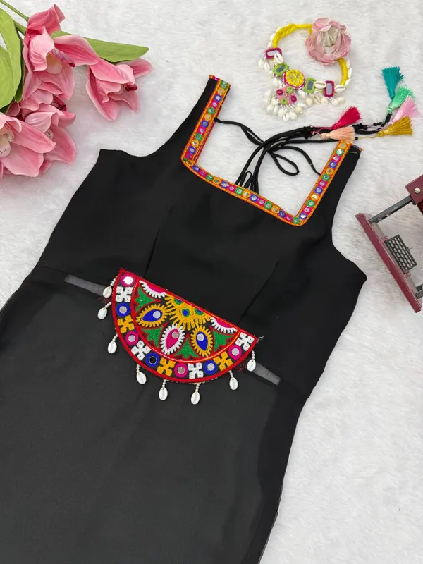 Georgette_Black_Top