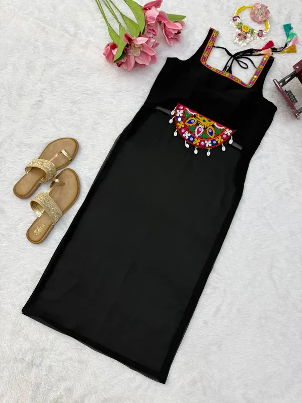 Georgette_Black_Top
