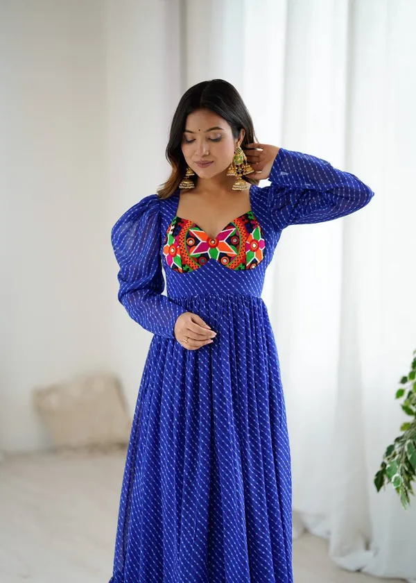 Georgette_Designer_Gown_with_Digital_Print_Chain_Stitch_Work_and_Tassels