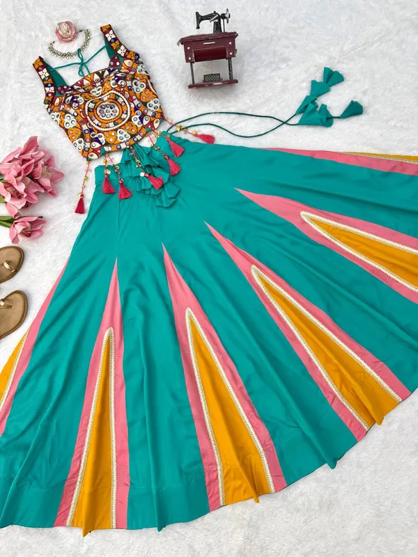 Havy_Reyo_Green_Multi_Lehenga