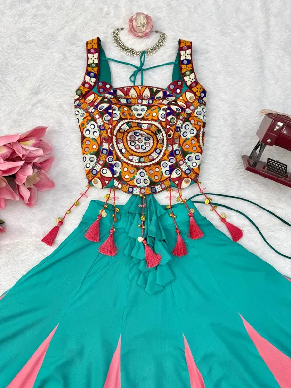 Havy_Reyo_Green_Multi_Lehenga