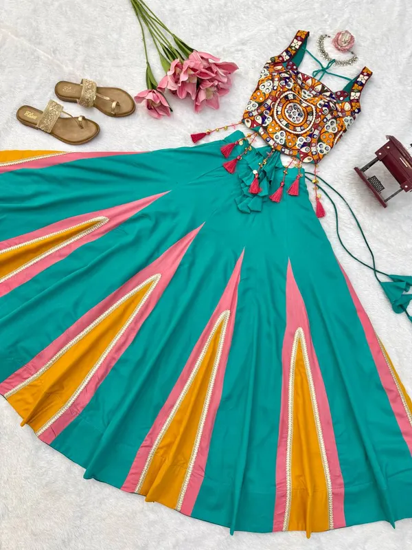 Havy_Reyo_Green_Multi_Lehenga