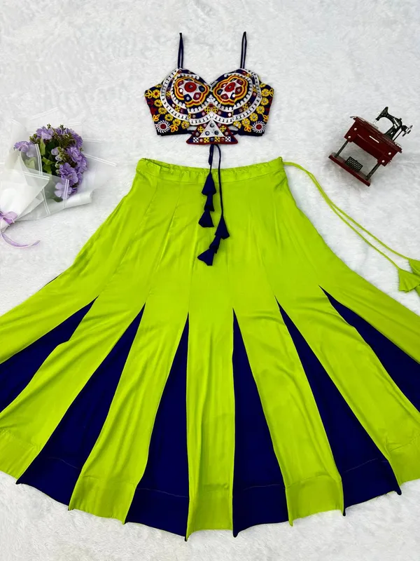 Havy_Reyon_Multi_Color_Lehenga_Set
