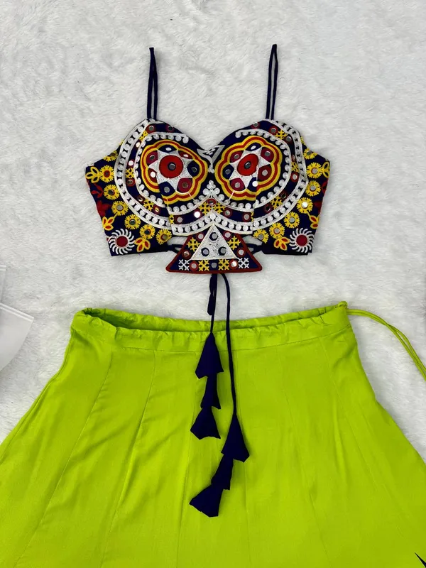 Havy_Reyon_Multi_Color_Lehenga_Set