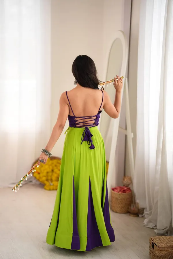 Havy_Reyon_Multi_Color_Lehenga_Set