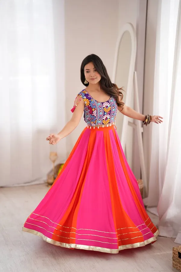 Havy_Reyon_Multi_Lehenga_Set