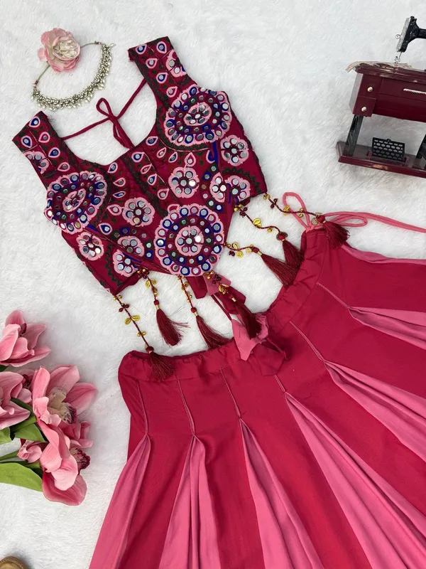 Havy_Reyon_Red_Lehenga_Set