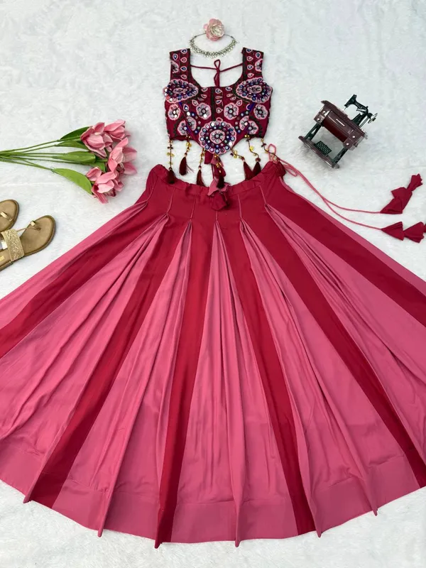 Havy_Reyon_Red_Lehenga_Set