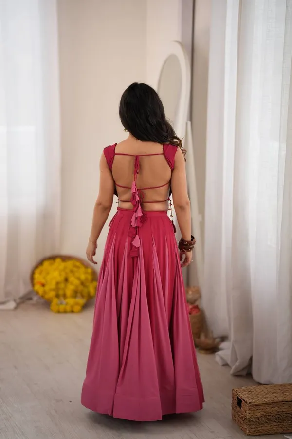 Havy_Reyon_Red_Lehenga_Set