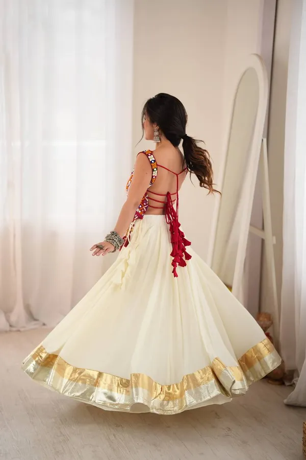 Havy_Reyon_White_Lehenga_Set